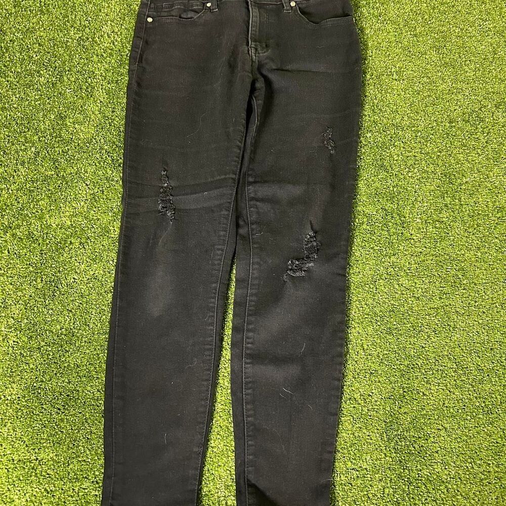 1822-denim Women's Black Jeans